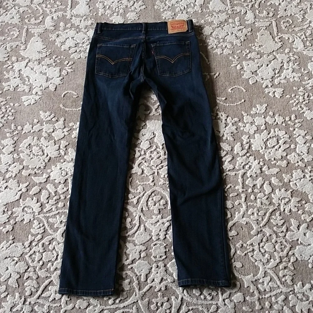Levis‎ 510 Skinny Jeans Mens 29x29 Dark Indigo Blue Denim 5510-02W